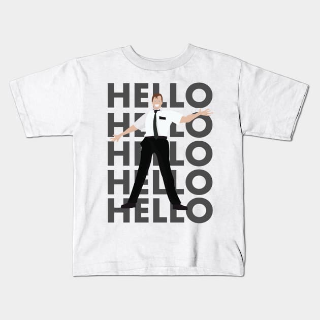 Hello - Book of Mormon Kids T-Shirt by JacksonBourke